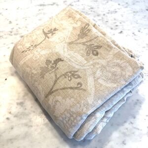 Restoration Hardware Italian Block Print Floral King Duvet Cover Made Italy